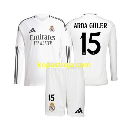 Billiga Fotbollströjor Real Madrid Arda Guler 15 Barn Hemma tröja 2024/25 Långärmad